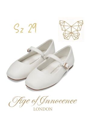 Age of innocence sz 29 MANDY WHITE FLATS  Mary Jane